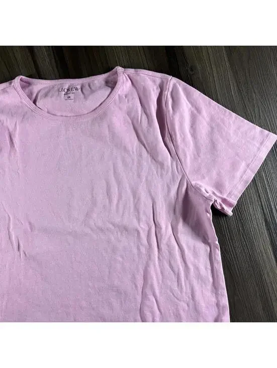 J Crew Purple Lavender Basic Tee Shirt Women's Plus Size 2X Short Sleeve - Picture 2 of 7